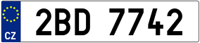 Truck License Plate